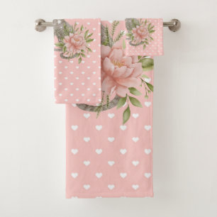 Gato Floral Pintado Pintado Pelas Toalhas de Pêss
