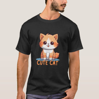 Gato fofo de camisa