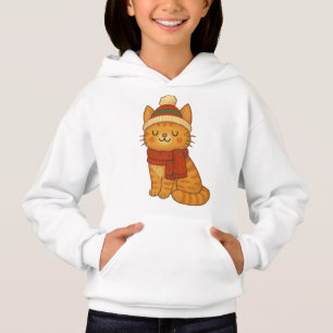 Gato fofo e caprichoso de Natal/inverno