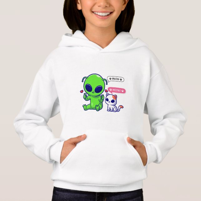 GATO FOFO MIA COM ALIENÍGENA (Frente)