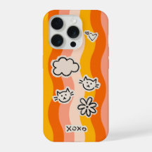 Gato Fofo Retro com acentos