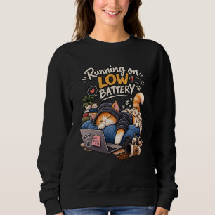 Gato Funcionando com Bateria Baixa – Camiseta Dive