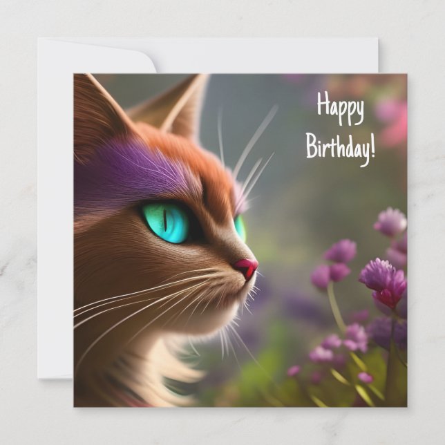 Gato Gatinho Adorável, Olhos Turcos (Frente)