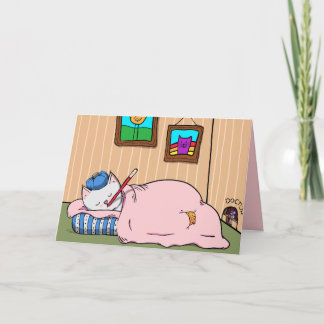 Gato Gato Gato Doente, Pegue Bem Em Breve Cartão