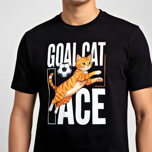 Gato Guardião de Futebol Engraçado | Presente para (Criador carregado)