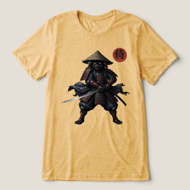Gato Guerreiro Samurai (Design frontal)