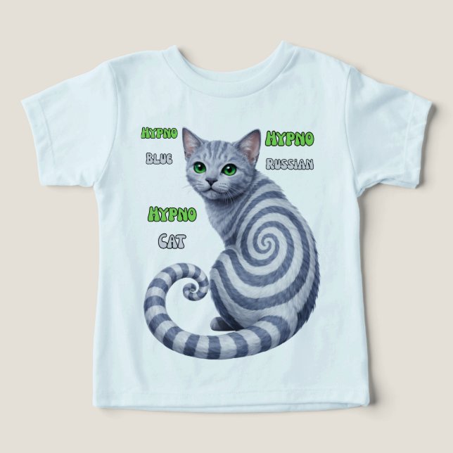 Gato Hipno Azul Russo (Design frontal)