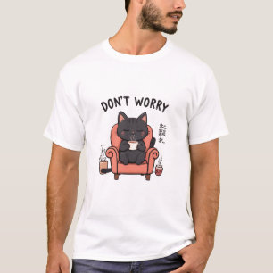 Gato Humoroso De Camisa De Gato Engraçada