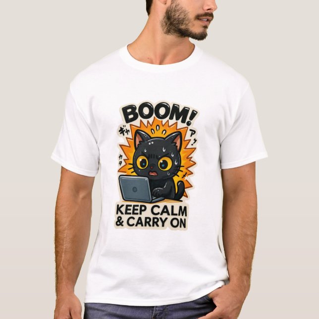Gato Humoroso De Camisa De Gato Engraçada (Frente)