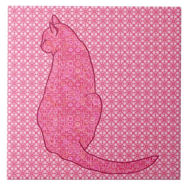 Gato Japonês - Fúchsia Pink Batik (Frente)