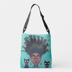 Gato Lady For Harris Walz Eletion 2024 Tote Bag