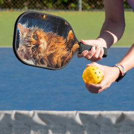 Gato Laranja e Terraço do Café à Noite inspirado e