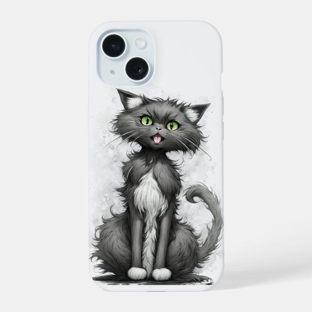 Gato Louco Em Branco (Verso)