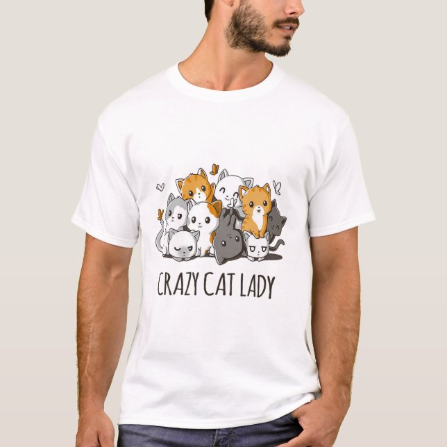 Gato Louco, Gama, Gatinho, Gatinho, Camisa (Frente)