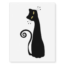 Gato lunático preto