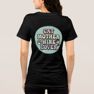 Gato Mãe Vinho Frio - Pet Paren Engraçado e Clássi