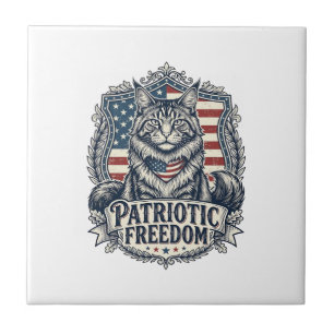Gato Maine Coon Patriota