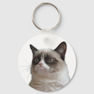 Gato mal-humorado - o chaveiro mal-humorado do