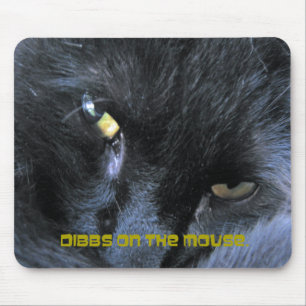 Gato mau - Dibbs no rato - Mousepad