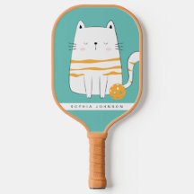 Gato Minimalista, Seletor de Pickleball de Nome Pe