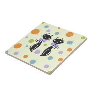 Gato Moderno do Meio século