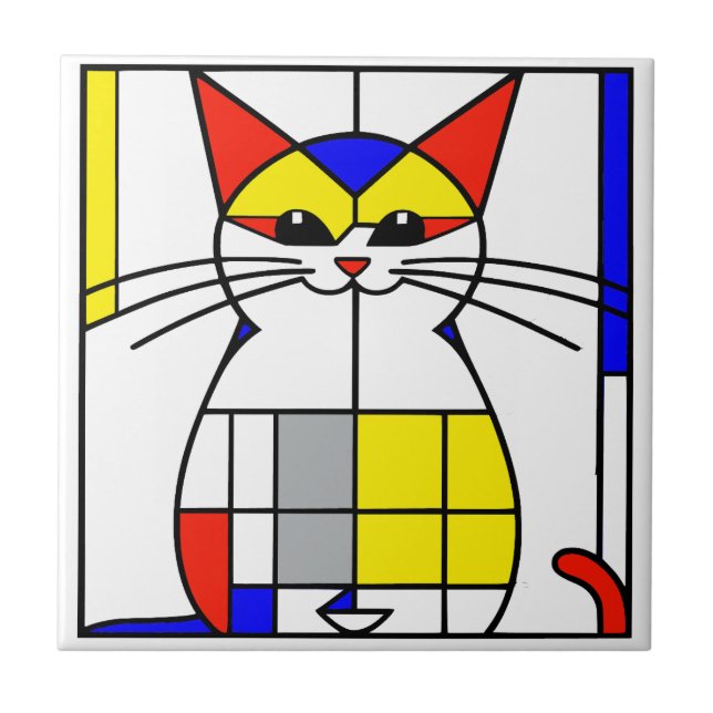 gato Mondrian (Frente)