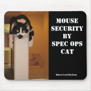 Gato Mousepad das especs. Ops