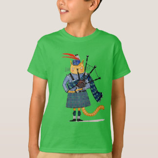 Gato na gaita de foles - Camiseta