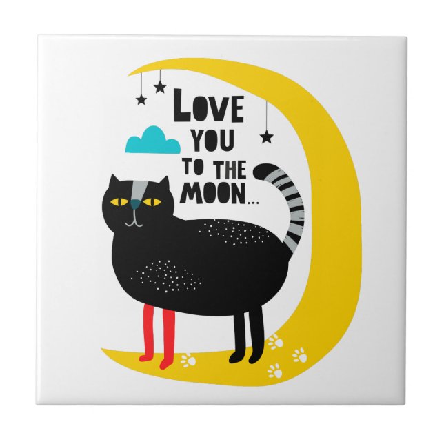 Gato na lua (Frente)