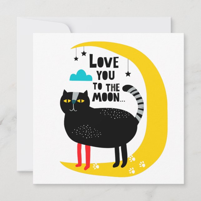 Gato na lua (Frente)