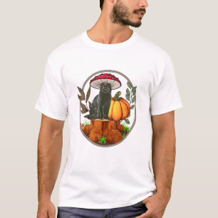 Gato Negro Camisola de Camisas de Cogumelo Bebê Be