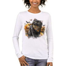 GATO NEGRO DE QUEDA bonito COM PINTOS