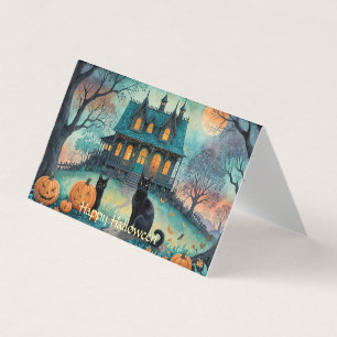 Gato Negro, Jack O Lanternas, Dia das Bruxas da Ca