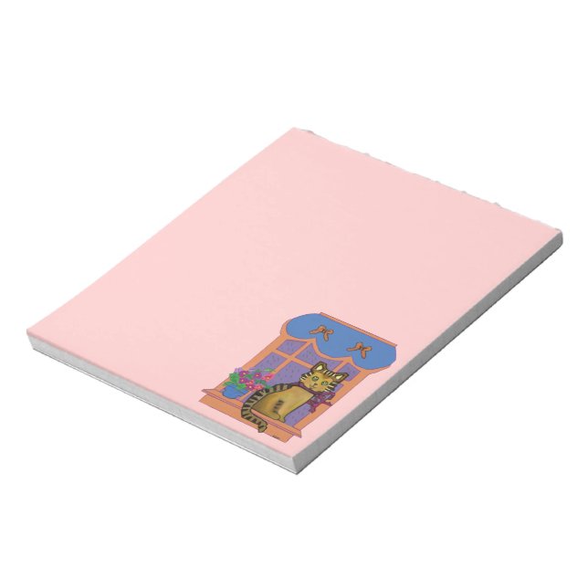 Gato no Bloco de Notas de Janelas (Invertido)