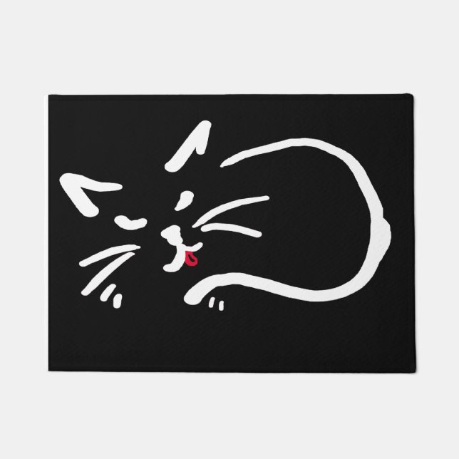 Gato no tapete (Frente)