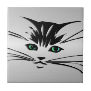 Gato Olhado Verde