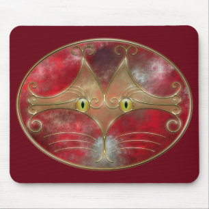 Gato-Olhos Mousepad