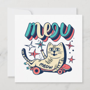 Gato Patinando Meow