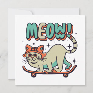 Gato Patinando Meow