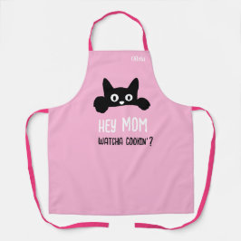 Gato Personalizado Mãe Aprons, Impressão De Gato E
