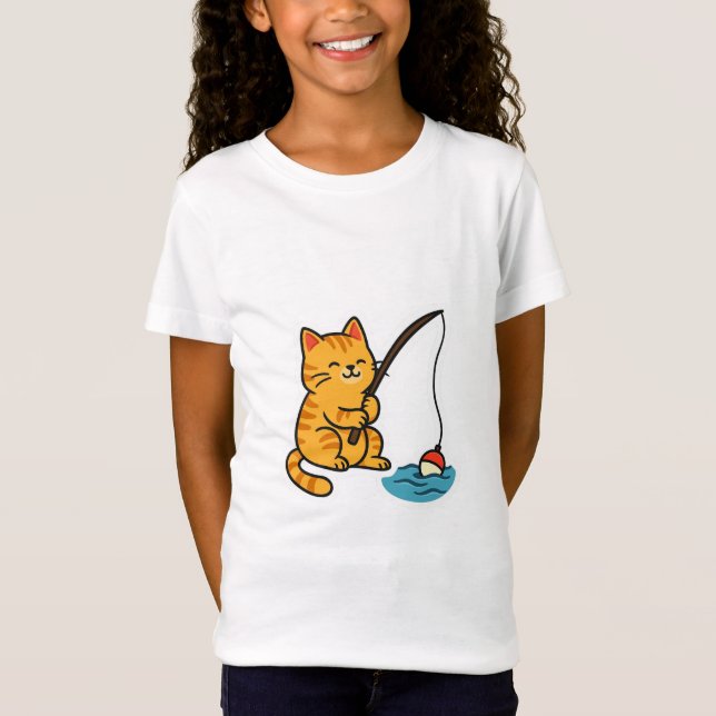 Gato Pescador - Camiseta (Frente)