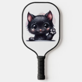 Gato Preto Adorável Kawaii