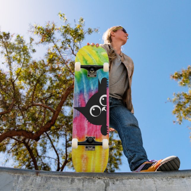 Gato Preto Cinto Gato Grande skate (Ao ar livre 1)