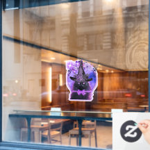 gato preto com aura roxa