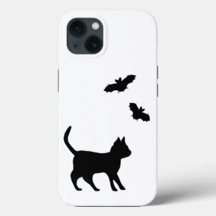 Gato preto com bastão