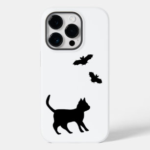 Gato preto com bastão
