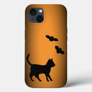 Gato preto com bastão