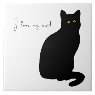 Gato Preto Com Olhos Amarelos