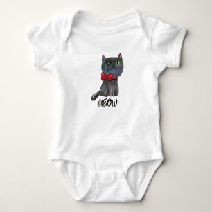 Gato Preto de Halloween Bonito Camiseta