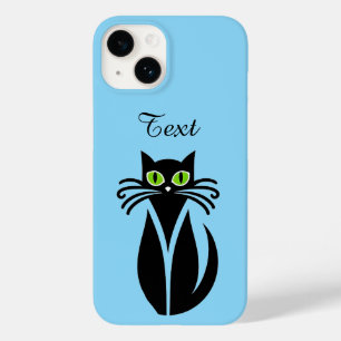 Gato Preto Fofo Com Olhos Verdes